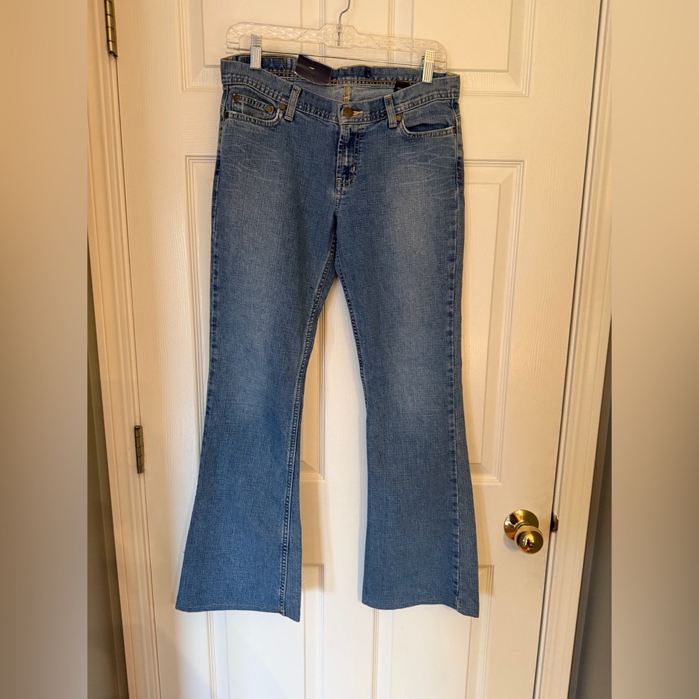 Stylish Blue Flare Women's Jeans